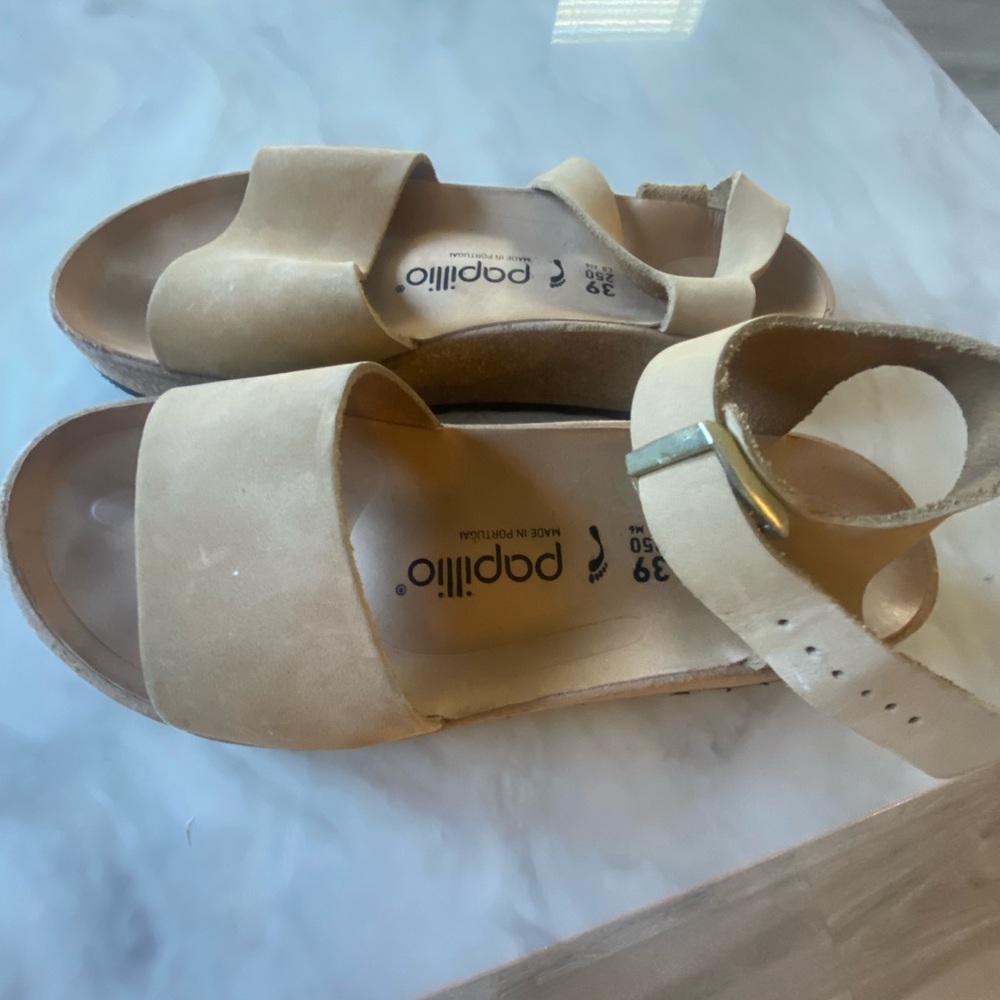 Birkenstock Glenda Nubuck Leather - Sandcastle - Picture 3 of 4
